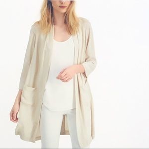 NWT Alfani Pocketed 3/4 Sleeve Open Duster